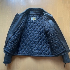 BATES シングルライダース　レザージャケットの画像