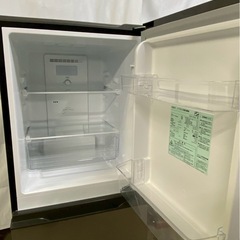 【6ヶ月保証】②AQUA 2ドア冷蔵庫 AQR-14N(S) 2023年製135Lの画像