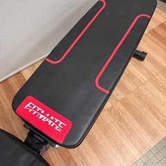 FITMATEトレーニングベンチ 腹筋 フォールディング フラットインクラインベンチ 折り畳みの画像