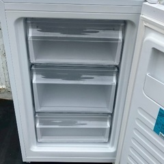 Haierハイアール　ノンフロン電気冷凍庫　2021年製　ホワイト  JF-NU82Aの画像