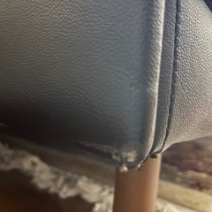 フランスソファーベット  本革の画像