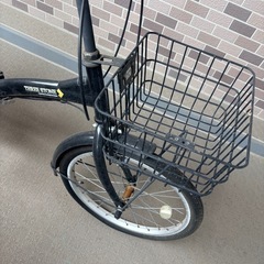 折りたたみ自転車  / ギア付き / かご付き　受け取り希望の画像