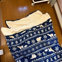 毛布　来客用　寝袋型の画像