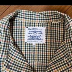 Levi’sチェック柄ジャケット パンツ　セットアップの画像