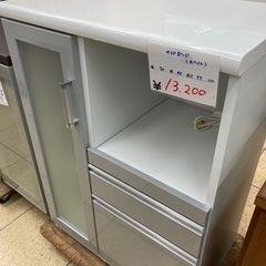 リユースマン倉敷、サイドボード、ホワイト、キッチン家具、収納の画像