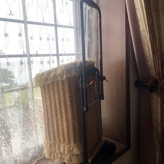 お花レースカゴ/バスケットショッピングカート‼️美品‼️の画像