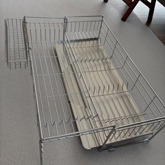 新品　伸縮水切りラックの画像