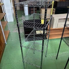 【ドリーム川西店御来店限定】☆ジモティー見たよ♪割引☆4段メタルラック／クリーニング済み【2125560000035419】の画像