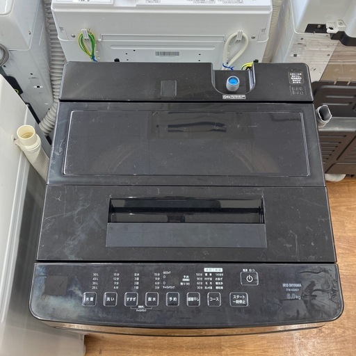 「安心の1年保証付。【全自動洗濯機 IRIS OHYAMA ITW-60A01-B 6.0kg 2024年製】取りに来れる方限定。」
