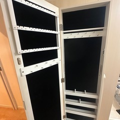 【アクセサリー収納】スタンドミラー　SOFIA HS(ホワイト)　ニトリ　　の画像