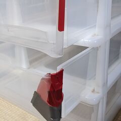 プラスチック収納ケース（大）の画像