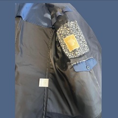 LUSSOBIANCO ルッソビアンコ ダークグレー ビジネスジャケットM-Lの画像