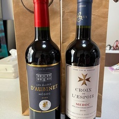 ボルドー メドック産 赤ワイン 2本セットの画像