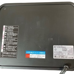 ユアサ　YA-SW1280B(K) セラミックヒーター 1200W 2020年製の画像