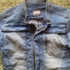 寅一デニムつなぎストレッチMサイズの画像