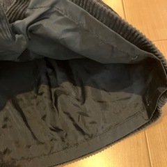 コーデュロイスカート 黒　150の画像