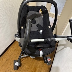 【3wayセット✨】マキシコシ×クイニーザップ×イージーベース／レインカバー・アダプター付き！すぐ使えます👶の画像