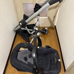 【3wayセット✨】マキシコシ×クイニーザップ×イージーベース／レインカバー・アダプター付き！すぐ使えます👶の画像