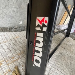 INNO INSUTベーシックステー/INNO IN556アルミラック/K386 取付フック　セット（中古）の画像