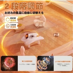 セラミックヒーター【2秒瞬暖&節電対策】の画像