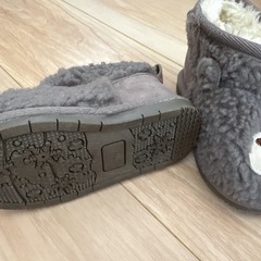 子どもブーツ　くま　14.0センチの画像