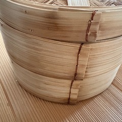 24cm竹蒸篭2段の画像