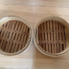 24cm竹蒸篭2段の画像