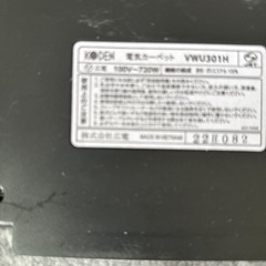 三畳用ホットカーペットの画像