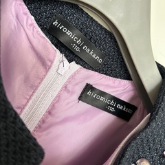 入学式に着た服紫の画像