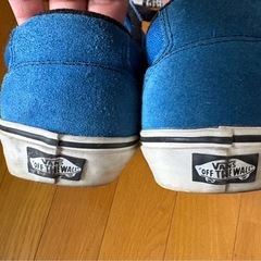 VANS TNT FIVE ブルー&ブラッくクの画像