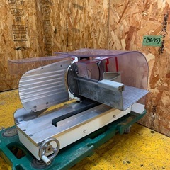 C(7675) 富士島工機 フジシマ 一枚切スライサー パンスライサー 1枚切 100V50/60Hz 食パン 業務用 厨房機器 直接引き取り歓迎 大阪の画像