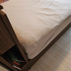 ニトリ　シングルベッドフレーム　マットレス　　の画像