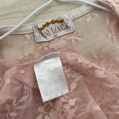 kidsレース羽織りピンクの画像