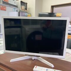 【リサイクルショップ ピカソ 小松原】🎉✨ スタイリッシュなホワイトデザイン！省エネ設計のFUNAI 24インチ液晶テレビ ✨🎉★0281★の画像