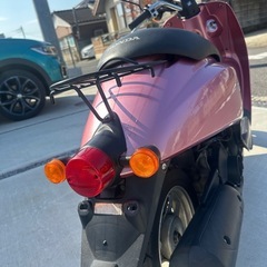 ホンダ ピンク バイク AF61リアキャリ ア付きの画像