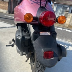 ホンダ ピンク バイク AF61リアキャリ ア付きの画像