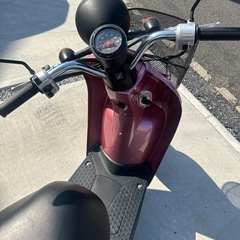 ホンダ ピンク バイク AF61リアキャリ ア付きの画像