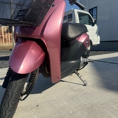 ホンダ ピンク バイク AF61リアキャリ ア付きの画像