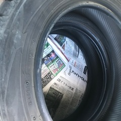 ダンロップ　スタッドレスタイヤWM02  155/65R14  ４本　中古　　ホイール無しの画像