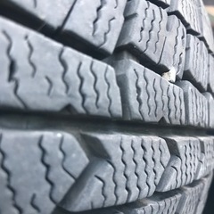 ダンロップ　スタッドレスタイヤWM02  155/65R14  ４本　中古　　ホイール無しの画像