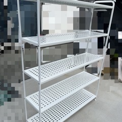 【譲り先決まりました】IKEA　スチールラックの画像