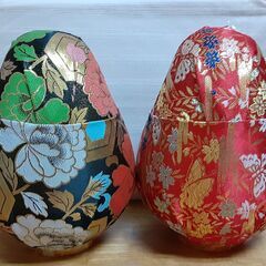 開運姫だるま1対　T-442の画像