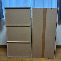 カラーボックス2つセットの画像