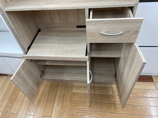 【表示価格より50%OFF】キッチンボード　ホワイトオーク