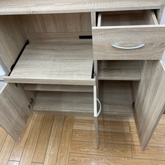 キッチンボード　ホワイトオークの画像