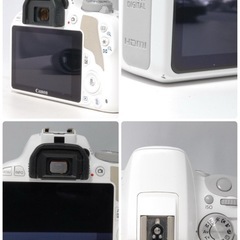 CANON EOS Kiss X7✨人気カラーホワイト✨ダブルレンズの画像