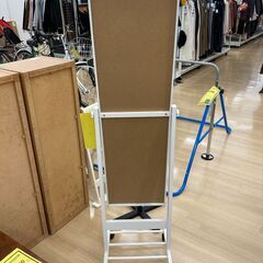A-536★ジモティ割引あり★【リユースのサカイ野々市店】キャスター付き姿見 白 ※クリーニング済みの画像