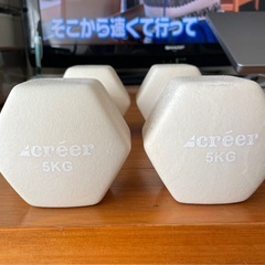 ダンベル5キロ×2個セットの画像