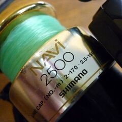 ☆現状品 SHIMANO スピニングリール NAVi 2500 シマノ 釣り具 中型魚 ライトゲーム ルアーフィッシング  札幌市 豊平区 平岸店の画像