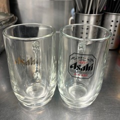 使用品　アサヒビールジョッキ2種　500mlの画像